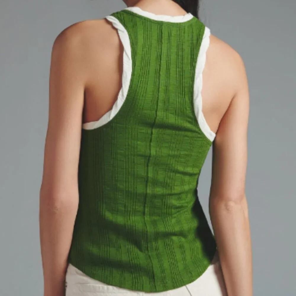 Brand New Pilcro Ribbed Racerback Tank - Picture 8 of 9